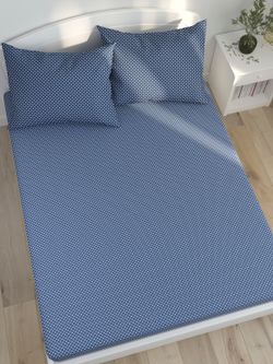 Простынь на резинке Сказка "Небо" 120х200 см, перкаль