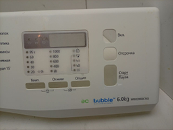 WF602W0BCWQ/LP кт23 Панель лицевая для стиральной машины Samsung DC97-17165A б/у