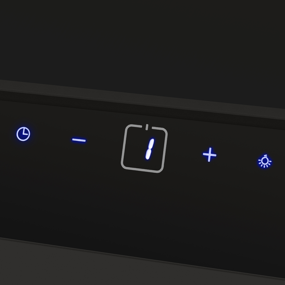 Кухонная вытяжка HOMSair ELF 50 черный фото 9