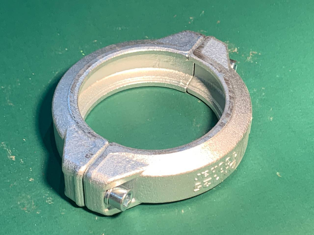 Хомут бетоновода DN125 (148 мм) два болта