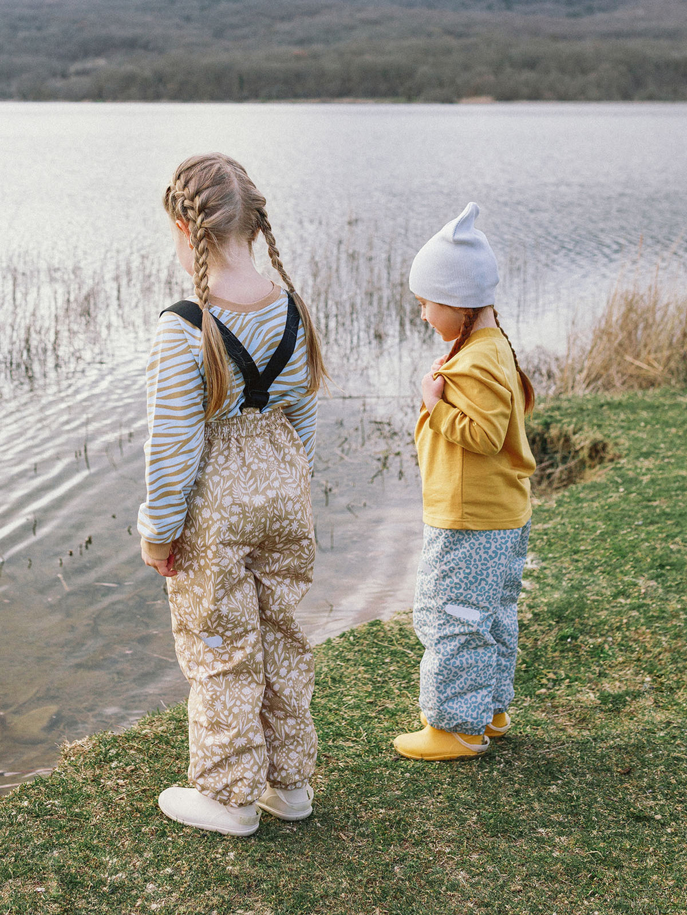 Брюки утеплённые Mjölk Blue Leopard, утеплитель 120гр/м2