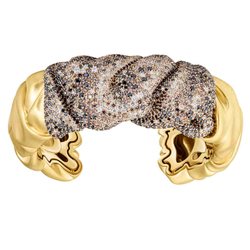 Браслет с Белыми, Черными, Шампань Бриллиантами, Br0132-0/2