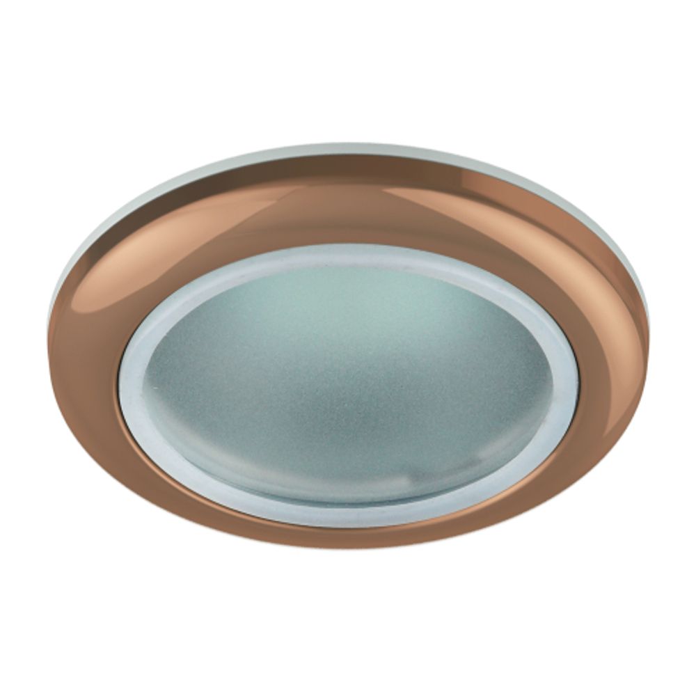 Светильник встраиваемый влагозащищенный ЭРА WR1 SC под лампу MR16 GU5.3 медь