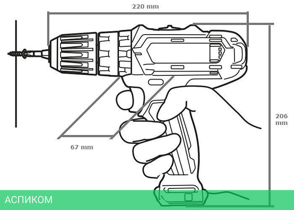 Дрель-шуруповерт Makita HP 0300