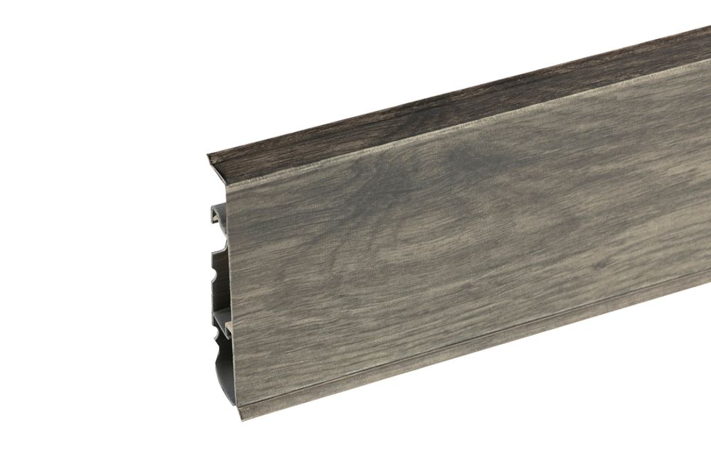 Плинтус Cezar Hi-Line 334 Дуб Оливер, 2500x75x22 мм