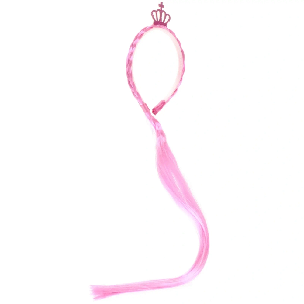 Ободок карнавальный с хвостом «Принцесса радуги» 54 см, микс
