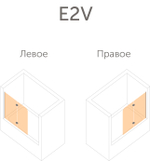 Душевая шторка на ванную Vegas Glass E2V профиль белый, стекло сатин