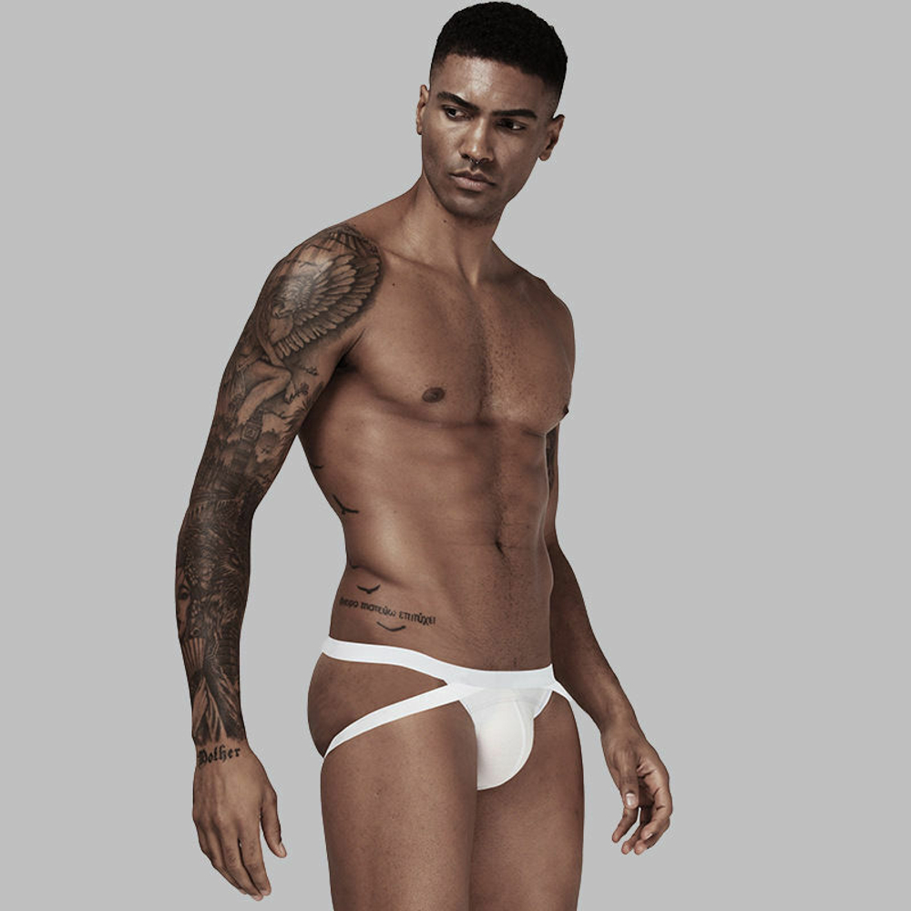 Мужские трусы джоки белые PUMP! PU043-1