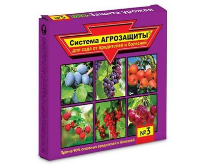 Система АГРОЗАЩИТЫ №3 для сада от вредителей и болезней (БиоКилл+Триходерма Вериде), 3 шт