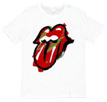 Футболка The Rolling Stones белая (778)