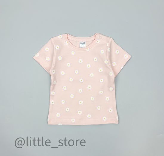 Футболка хлопковая, Ромашки