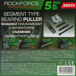 Съемник сегментного типа 3'', 5пр (? захвата: 50-75мм), в ложементе RockForce##Rock FORCE RF-66633