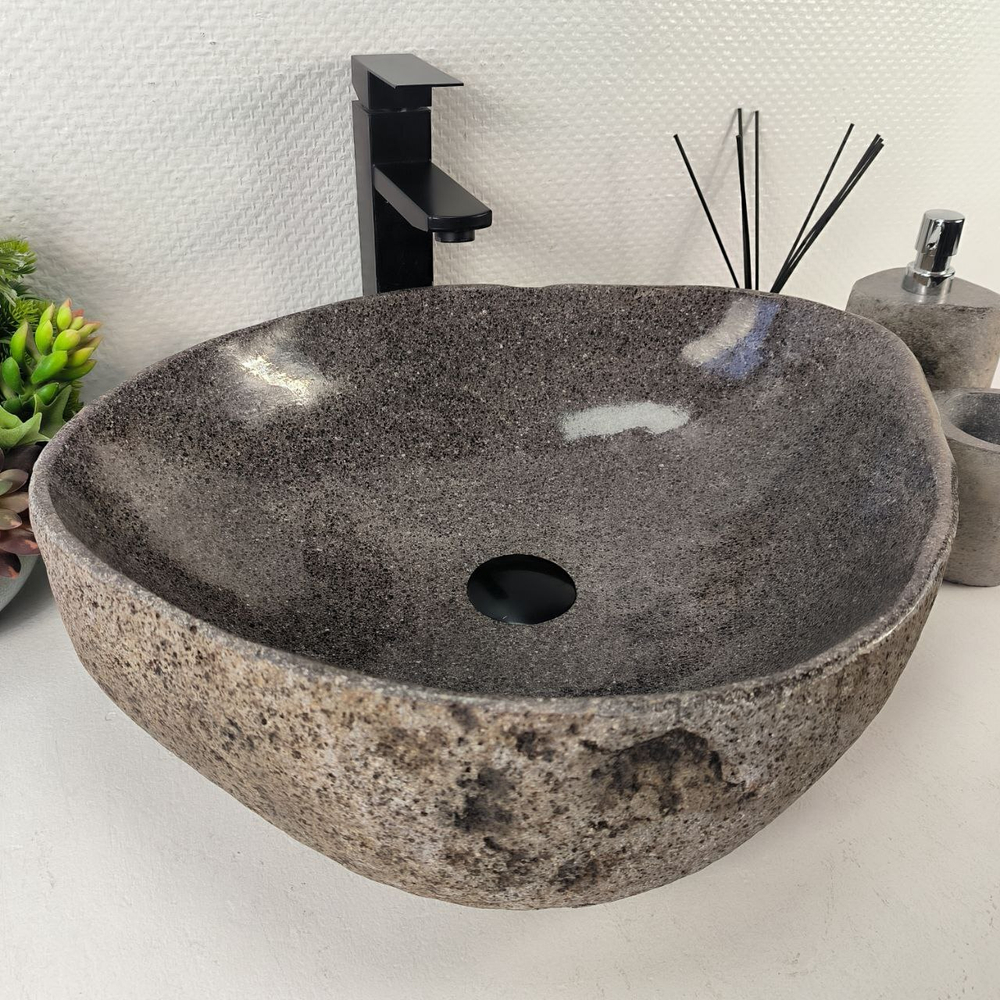 Раковина из речного камня RS-65439 51*43*15 0862