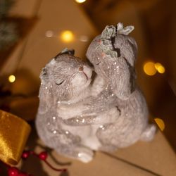 СТАТУЭТКА "КРОЛИКИ" 11,5Х6,5Х12 СМ