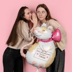 Шар-фигура, фольга, "Крыска" (Falali), 31"/79 см, инд. уп. (БГ-28)