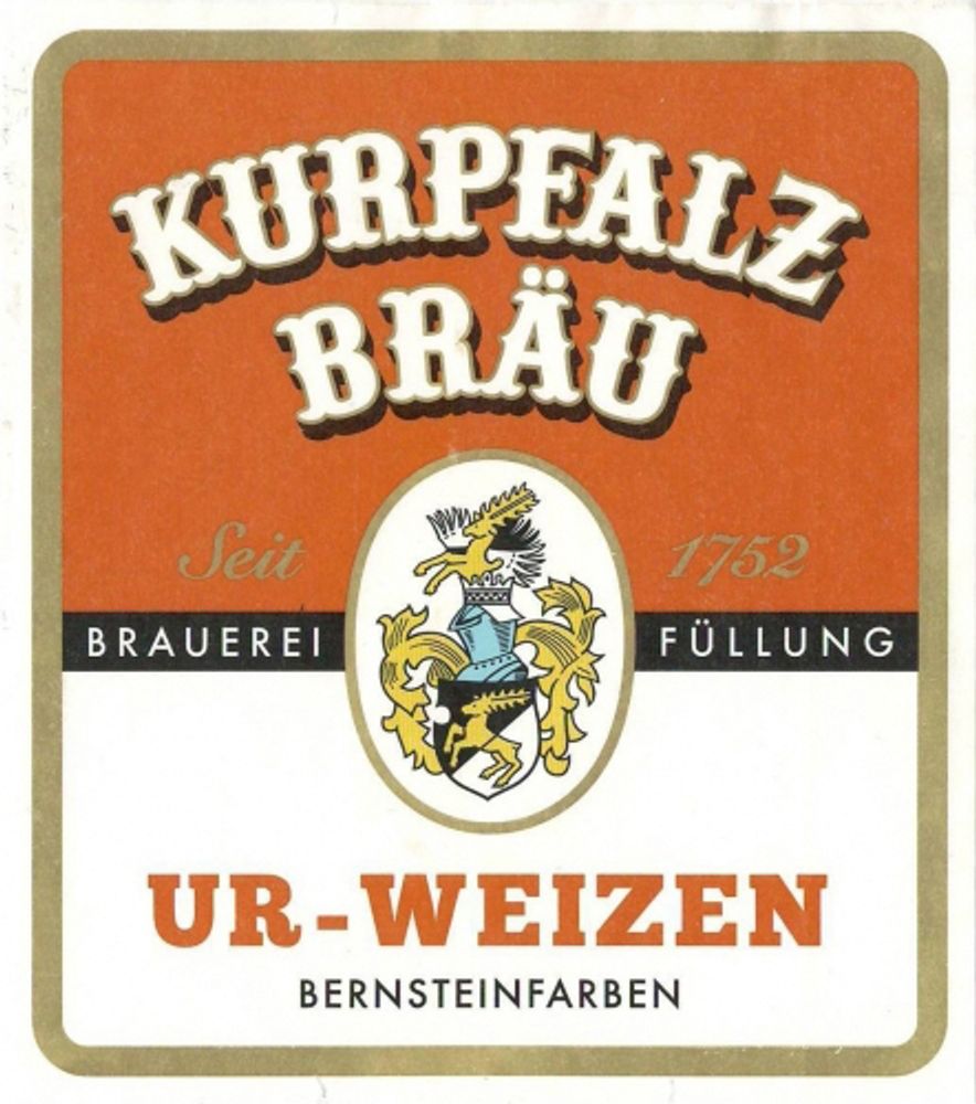 Пиво Курпфальц Брой Ур-Вайцен / Kurpfalz Brau Ur-Weizen 30л - кег