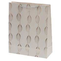 GAEM Пакет подарочный M (бумага 210г/м2, блок микс 12шт), L25,5 W10 H32 см, 4в.