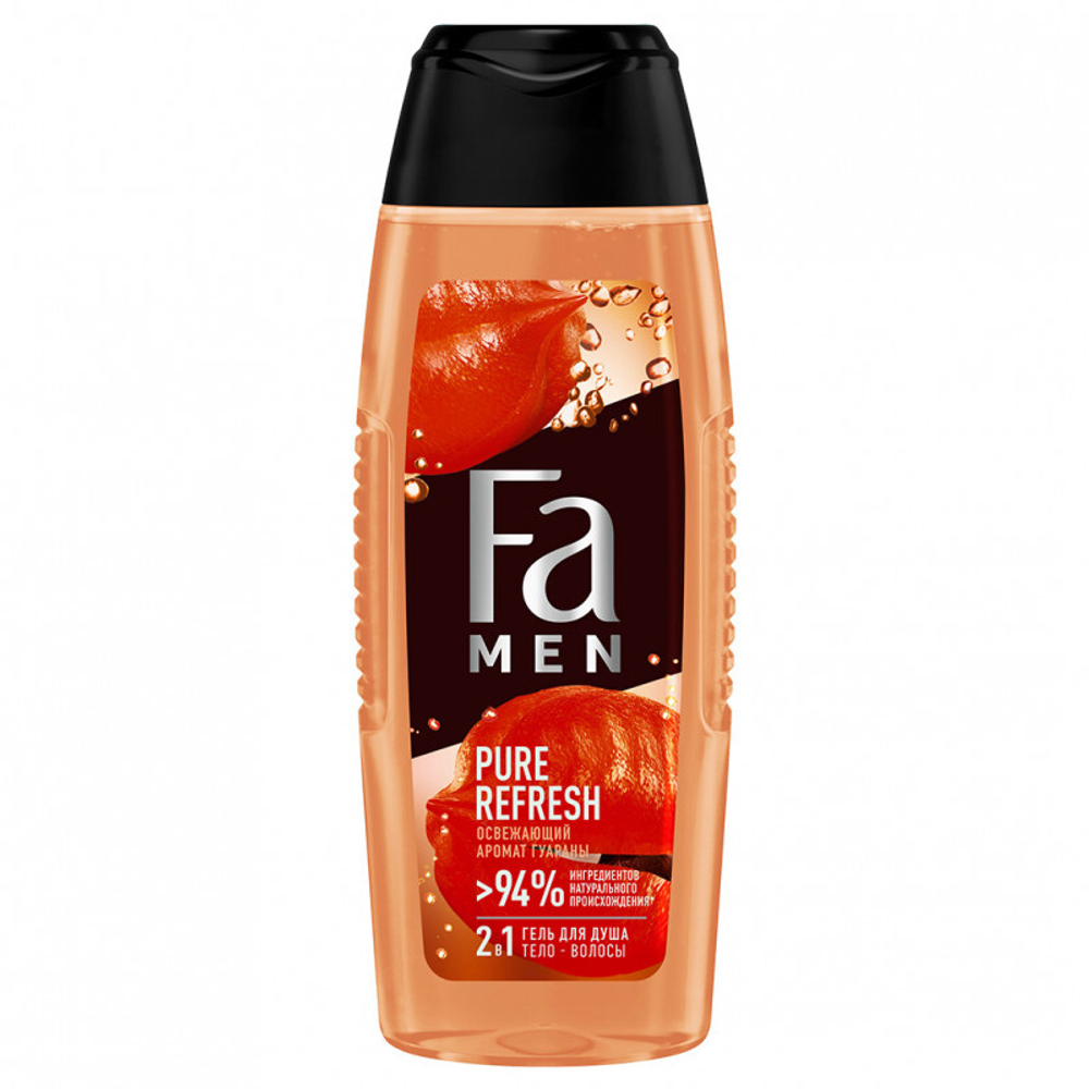ФА Men Гель для душа мужской Pure Refresh Гуарана 2в1 250 мл (2419)