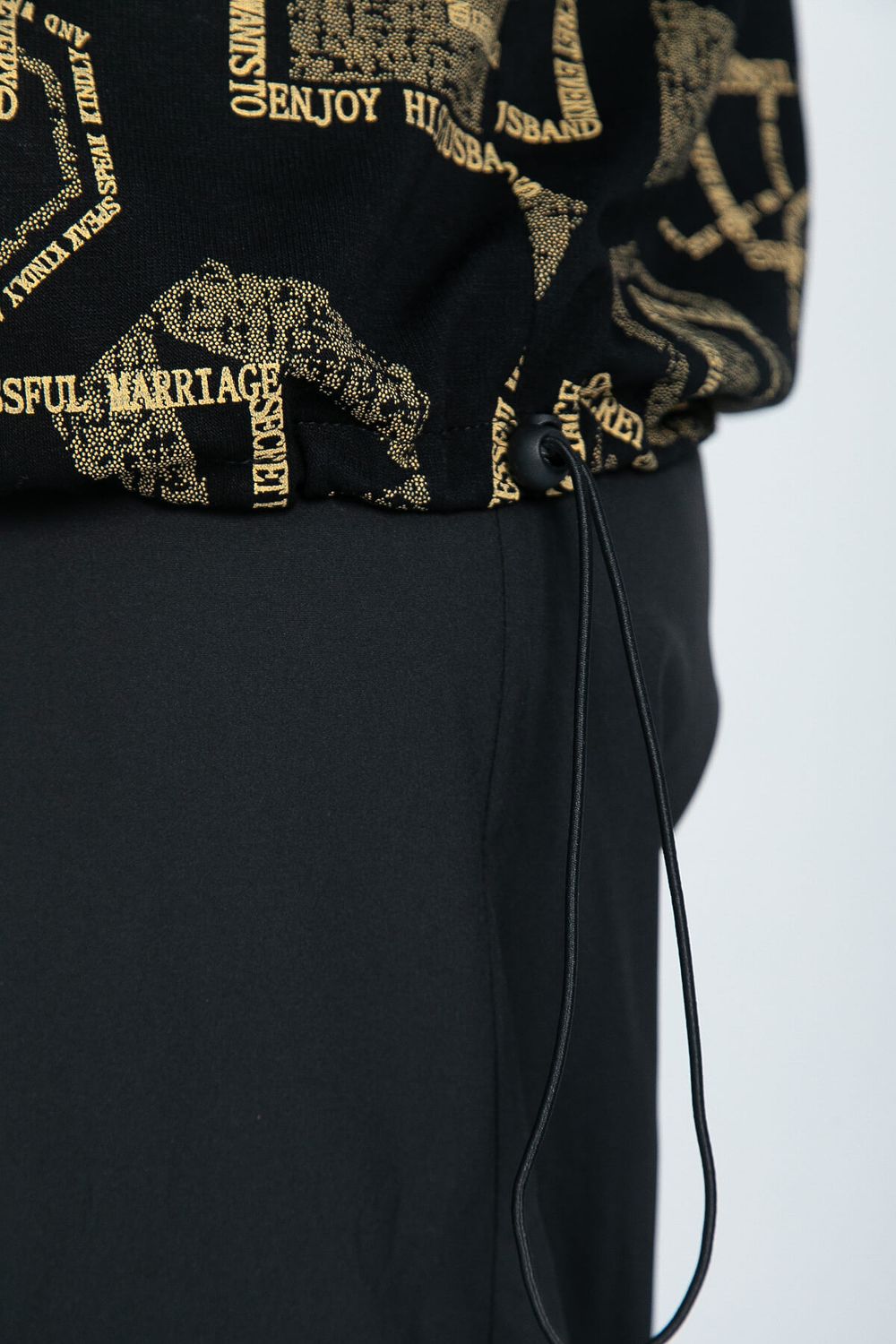 Блузон Ты вдохновение (черно-золотой) Б11879 LT Collection