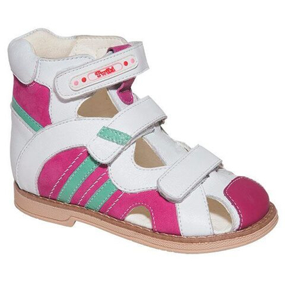 Сандалеты ортопедические детские TW-270 (Размер: 30, Возраст: Детские, Цвет: бело-розовый)