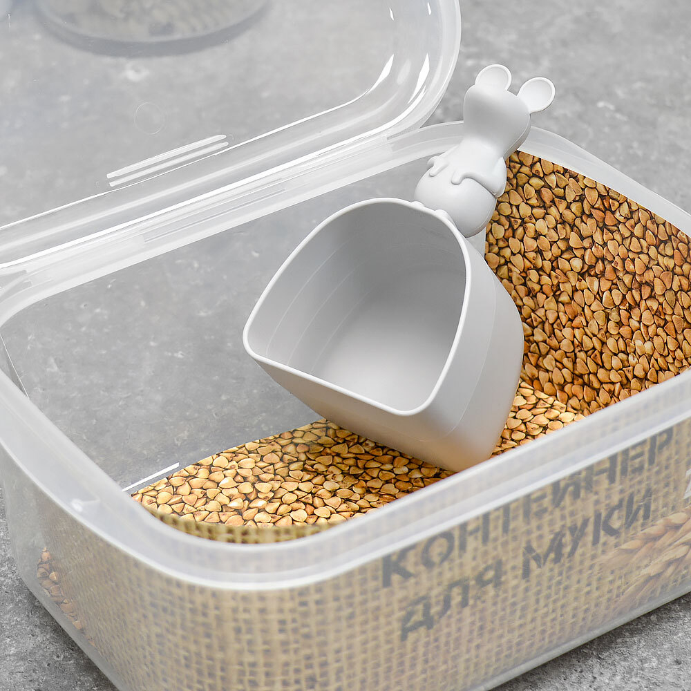 Контейнер для муки 2,3л прозрачный