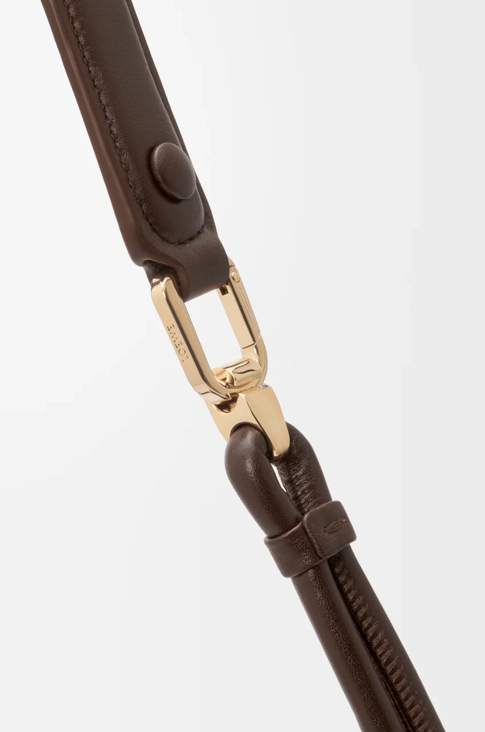 Loewe Большая сумка Madrid из мягкой телячьей кожи, темно-каштановый