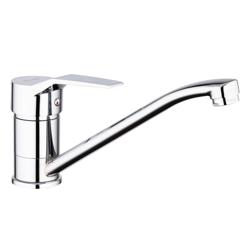 Смеситель для кухни 40к F4963 FRAP (длин. плоск. пов. излив, хром, п/ гайку, латунь)