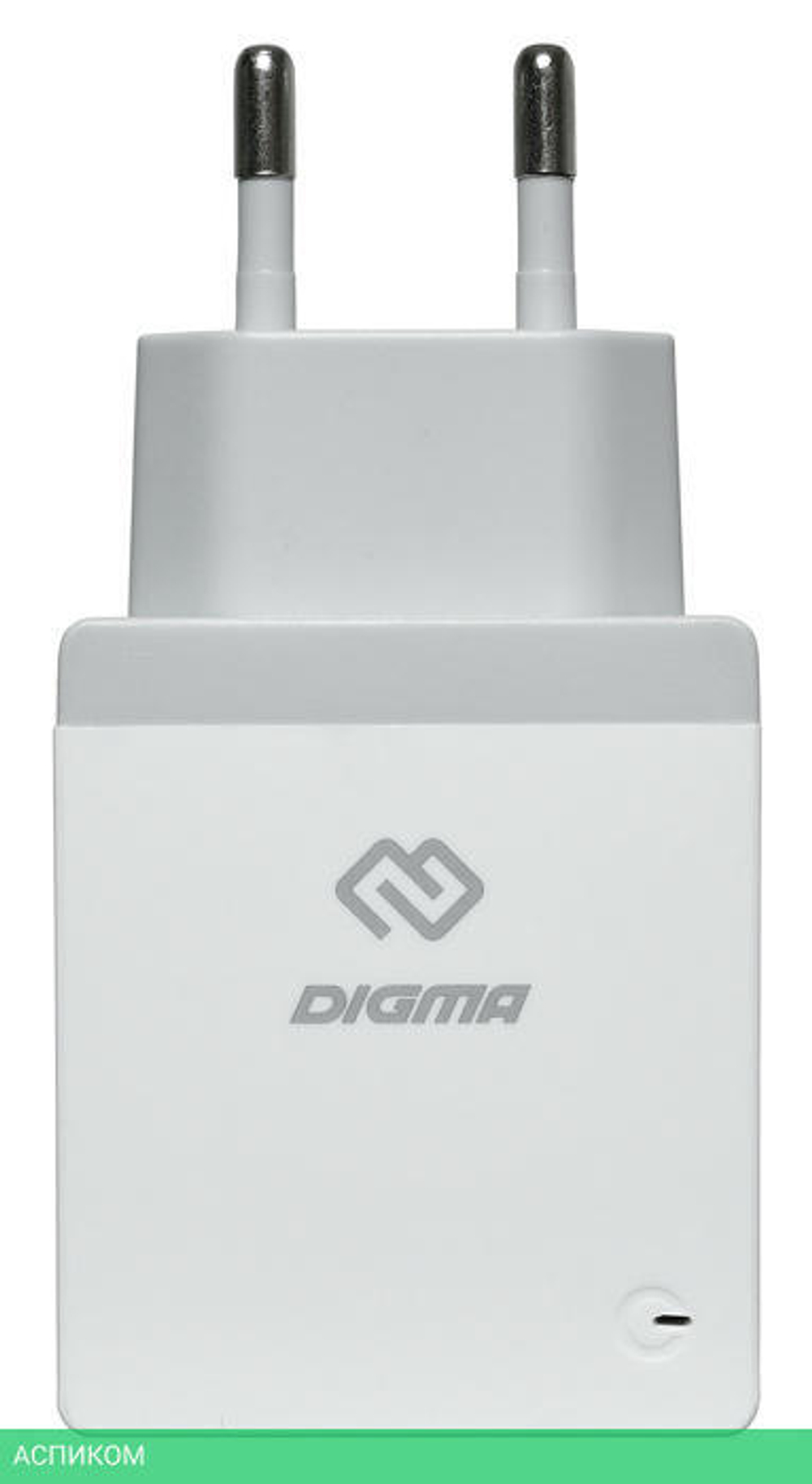 Сетевое зарядное устройство Digma DGWC-2U-3A-WG 2.1A+1A белый