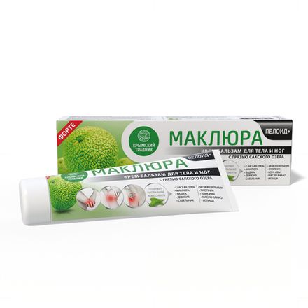 Маклюра "ПЕЛОИД+" крем для тела и ног с грязью Сакского озера