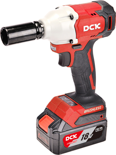 Гайковерт аккумуляторный ударный бесщеточный DCK KDPB298