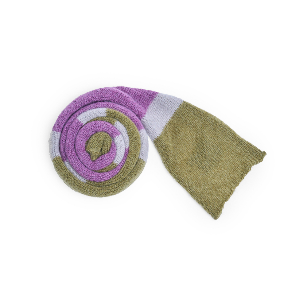 Шарф Jacob Cro "Purple/Swamp Green"