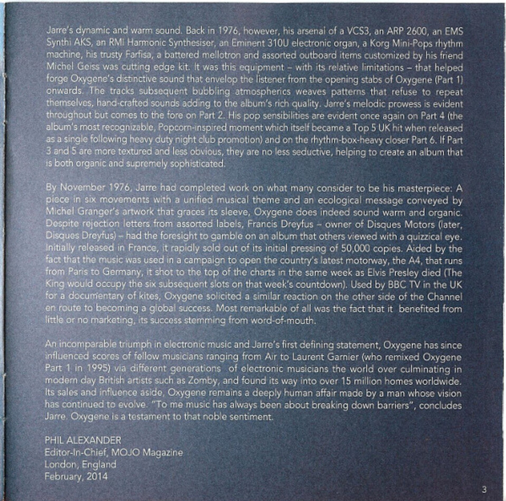 Jean-Michel Jarre / Oxygene (CD)