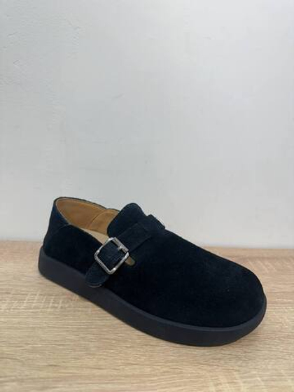 Лоферы из натуральной замши