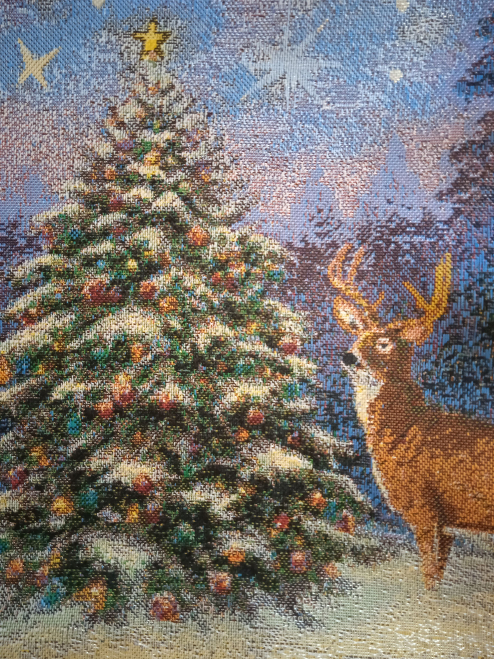 Декоративный гобеленовый чехол для интерьерной подушки Волшебство 38*38