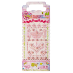 Наклейки-стразы Alingar, акриловые, "Королевское сердце", пакет с европодвесом