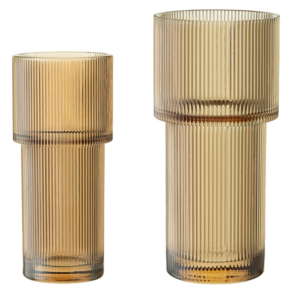 Ваза ivet, 25 см, бежевая