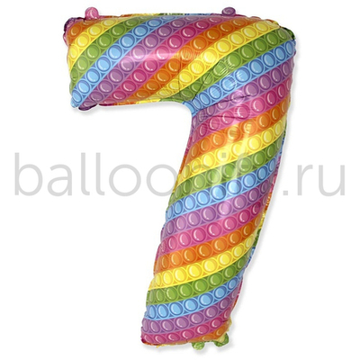Шар ЦИФРА 7 Попит 32" 81 см