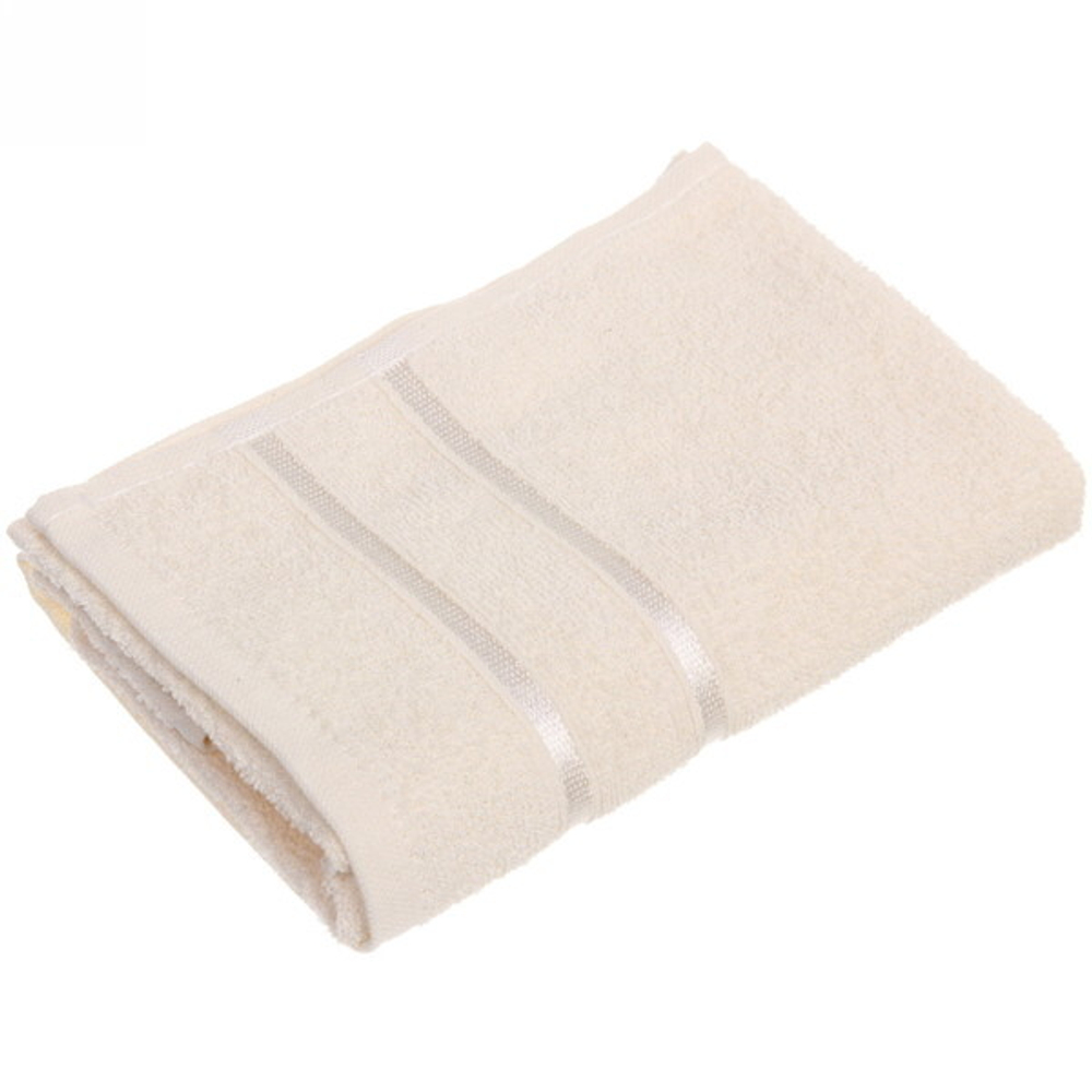 Полотенце махровое 30*60см «LUNA» цвет бежевый 01020 плотность 360гр/м2