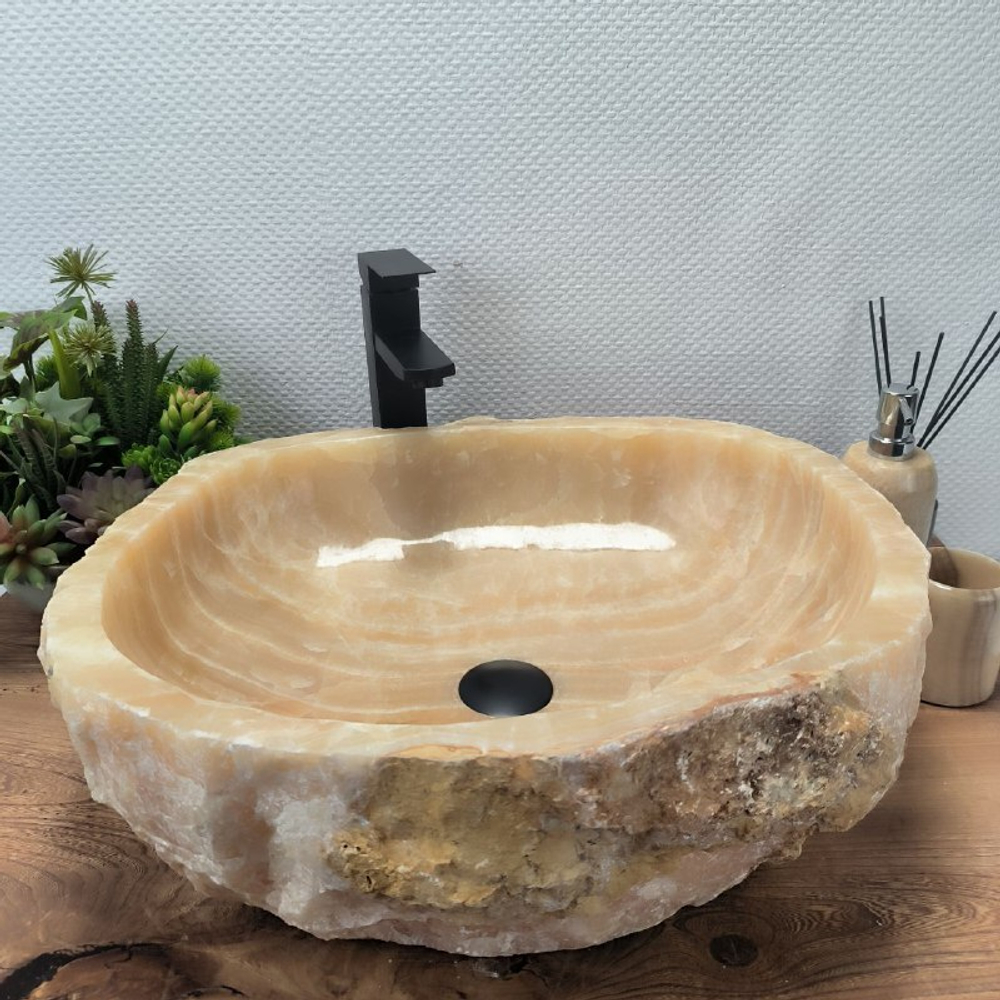 Раковина из оникса Erozy Yellow EO-62622 53*49*16 0100