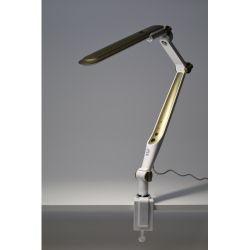 Настольный светильник ЭРА NLED-496-12W-G светодиодный на струбцине золото