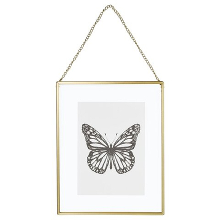 IKEA LERBODA  (ИКЕА ЛЕРБОДА)  -  Рамка, золотой цвет, 20x25 см