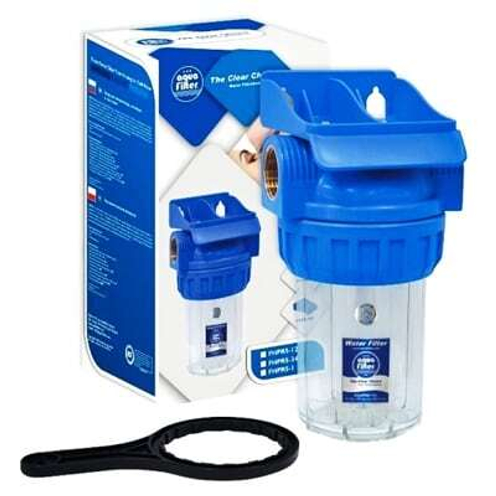 Корпус AQUAFILTER FHPR5-12-WB 1/2"(ключ + крепление)