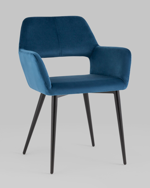 Стул Денди велюр синий