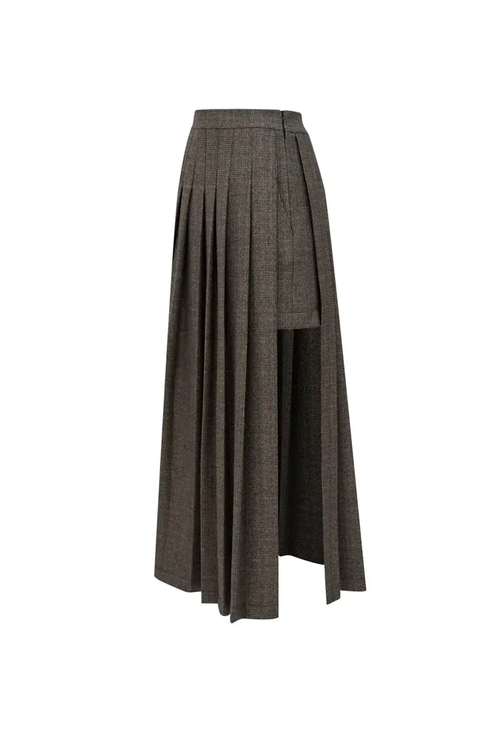 Юбка с внутренними шортами в клетку