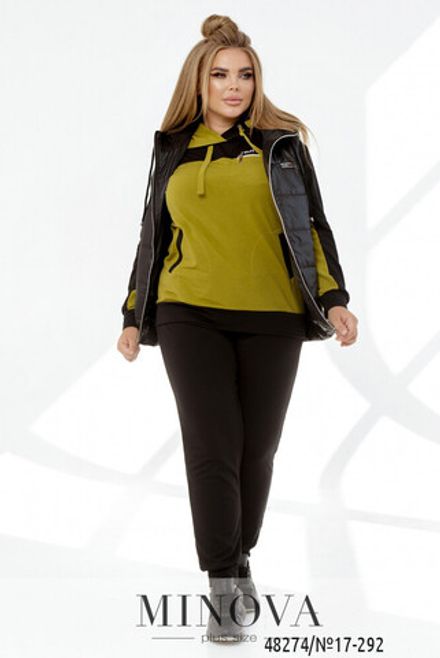 Костюм 17-292-лайм Minova Фото 2