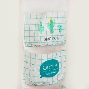 Вешалка с кармашками Cactus White