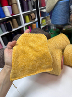 CINIGLIA - Servize e Seta; 100% шелк, велюр; 350м/100гр; col.SH694; цвет: желтый, одуванчик