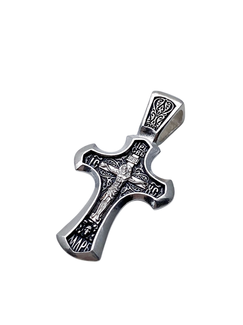 Крест из серебра/Чернение