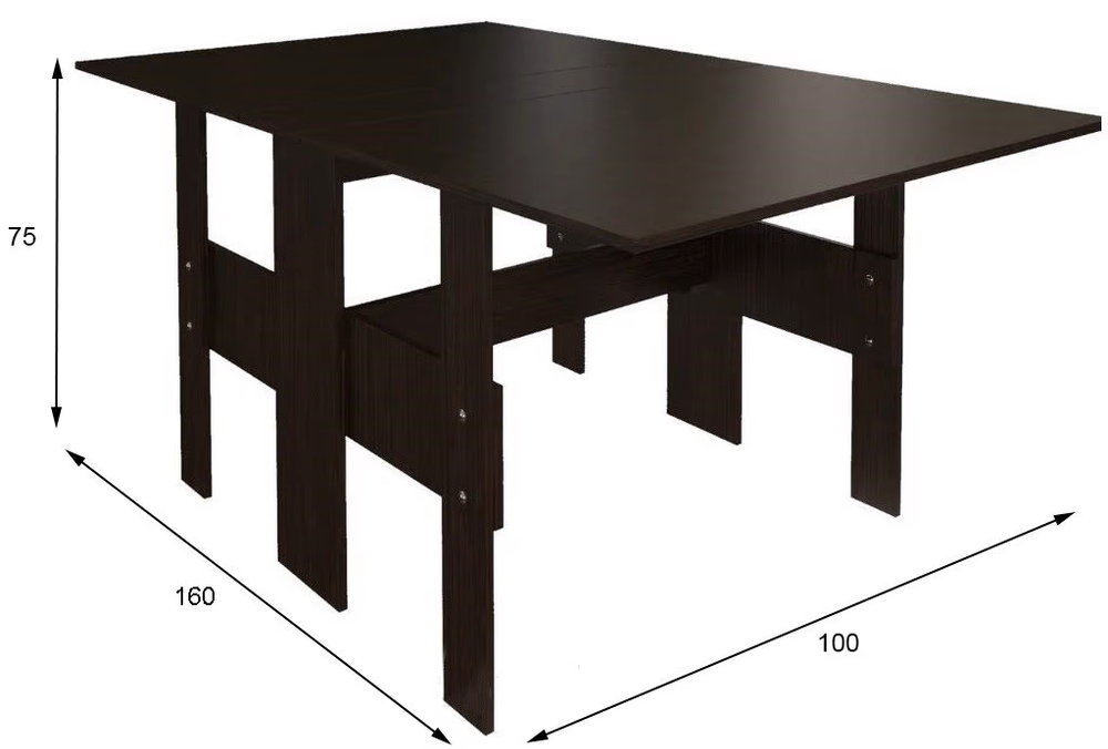 Стол-книжка Стандарт венге