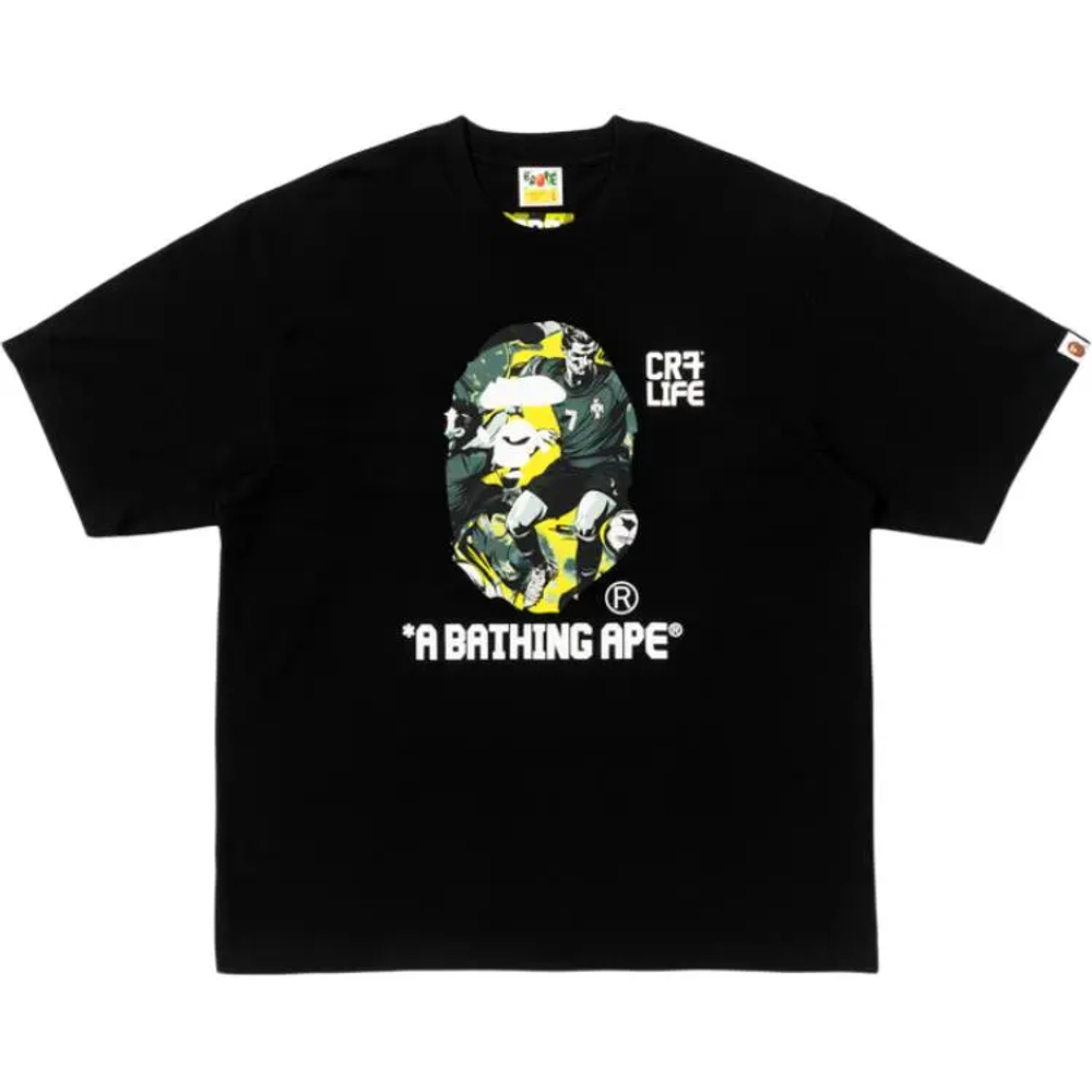 A Bathing Ape Bathing Ape Cr7 Life Collaboration Fw25 Футболка